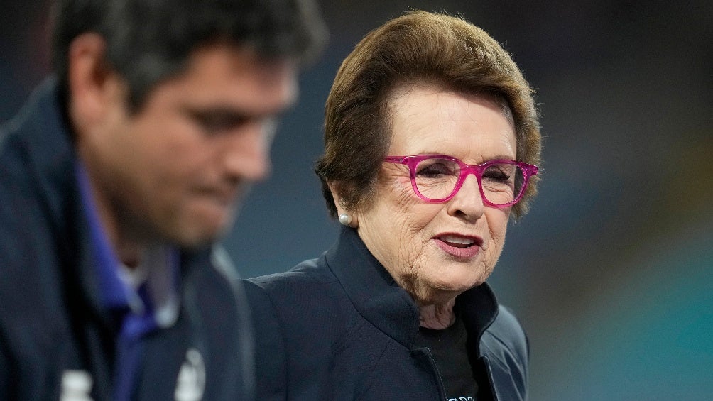 Billie Jean King en la Final del Mundial Femenil 2023