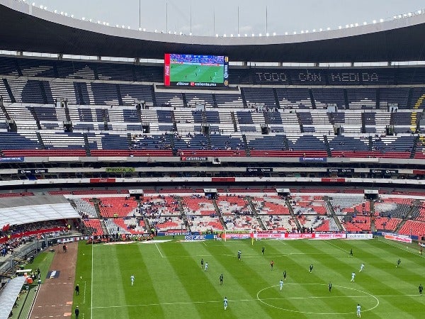 Estadio Azteca durante el Cruz Azul vs Santos