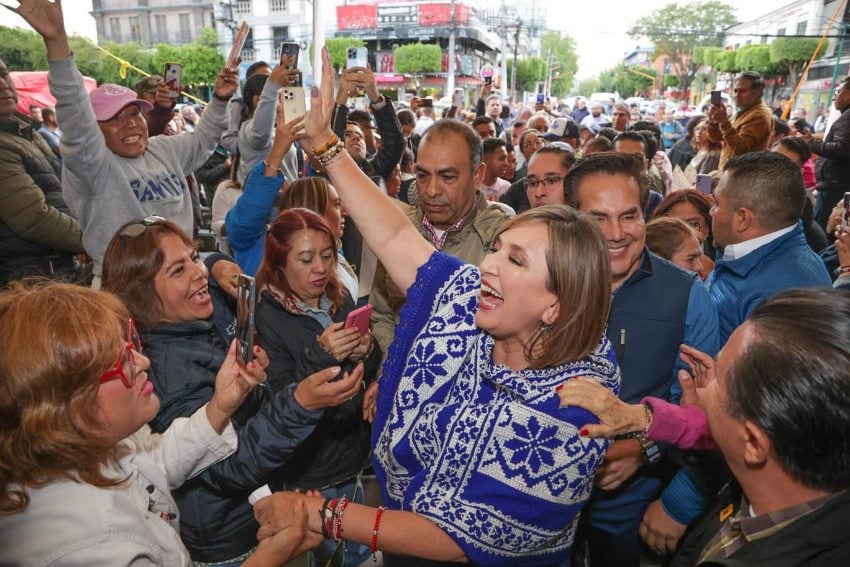 Xóchitl Gálvez, aspirante a la candidatura presidencial de México por el Frente Amplio Por México