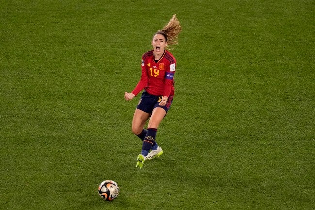 Olga Carmona durante la Final