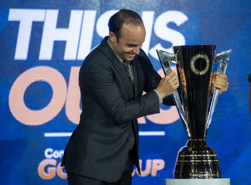 Landon Donovan en un evento de la Copa Oro