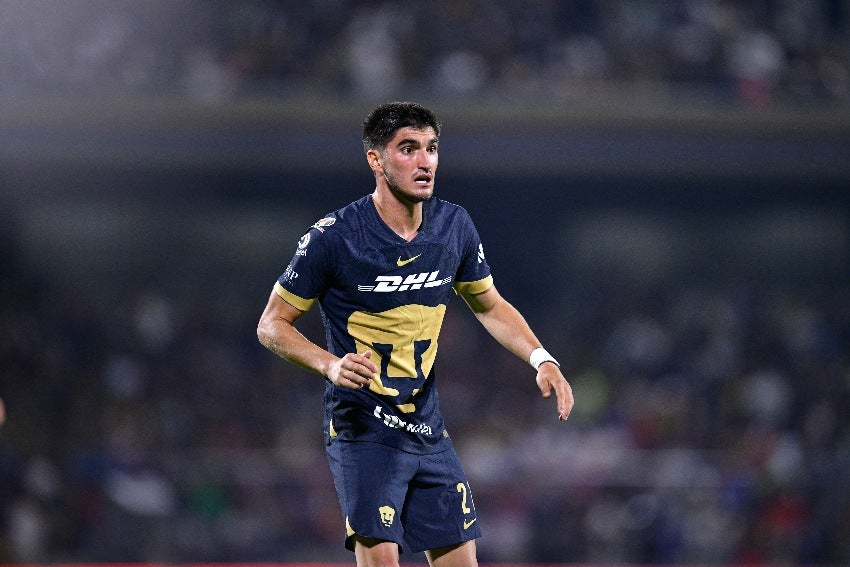 Del Prete en lamento por fallar gol con Pumas