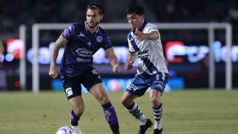 Nico Benedetti en el encuentro ante Puebla