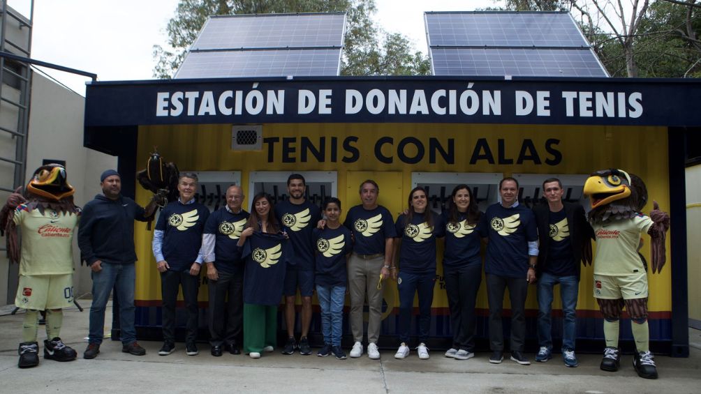 Azcárraga en la presentación del proyecto "Nuestras Alas"