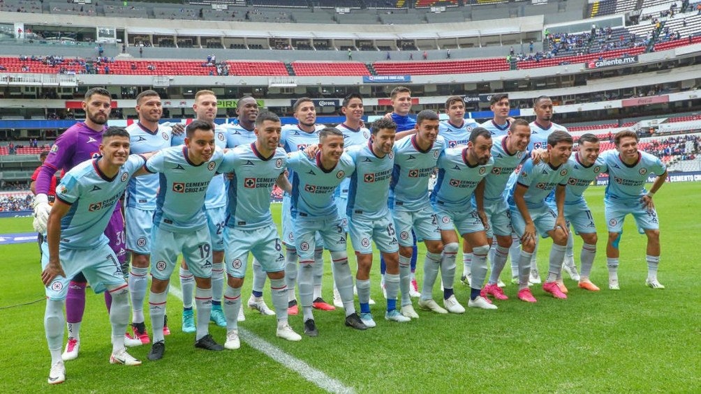 Conjunto del Cruz Azul en Estadio Azteca