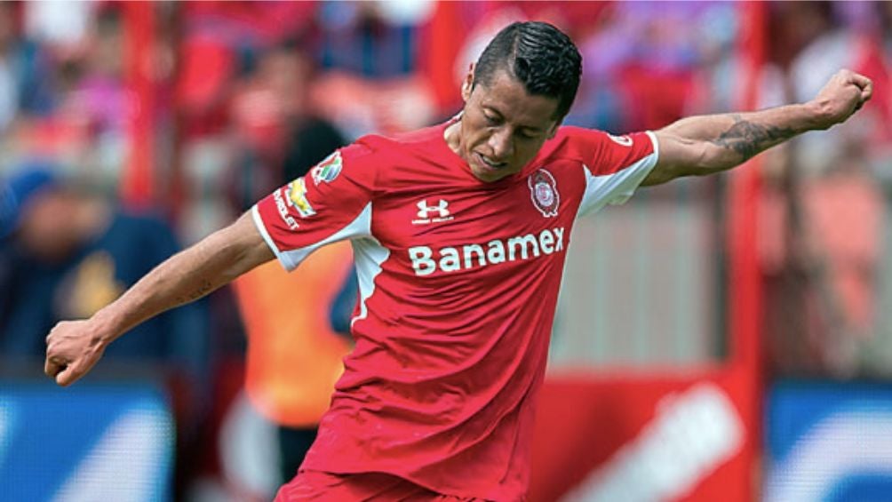 El jugador mexicano en su paso con Toluca