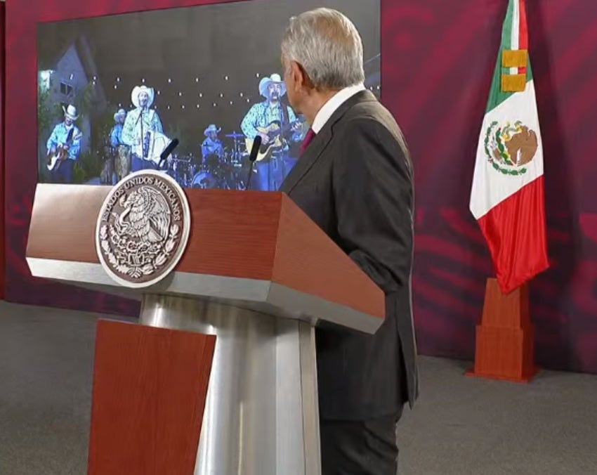 AMLO en conferencia de prensa matutina