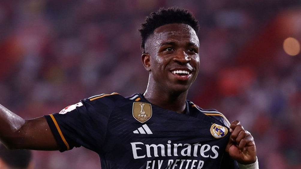 Vinicius Jr jugando con el Real Madrid 