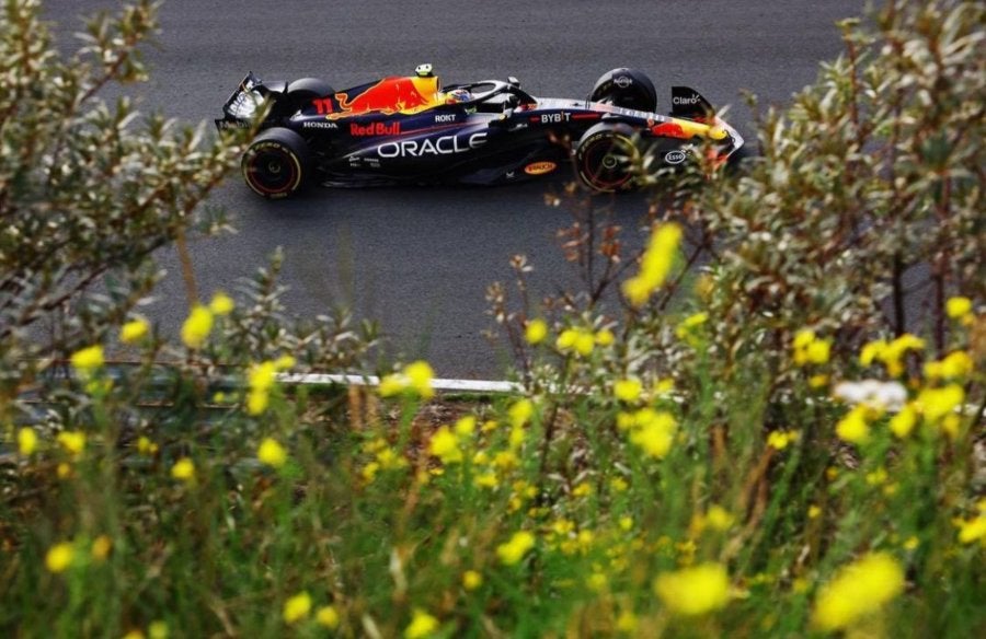 Checo Pérez en Zandvoort