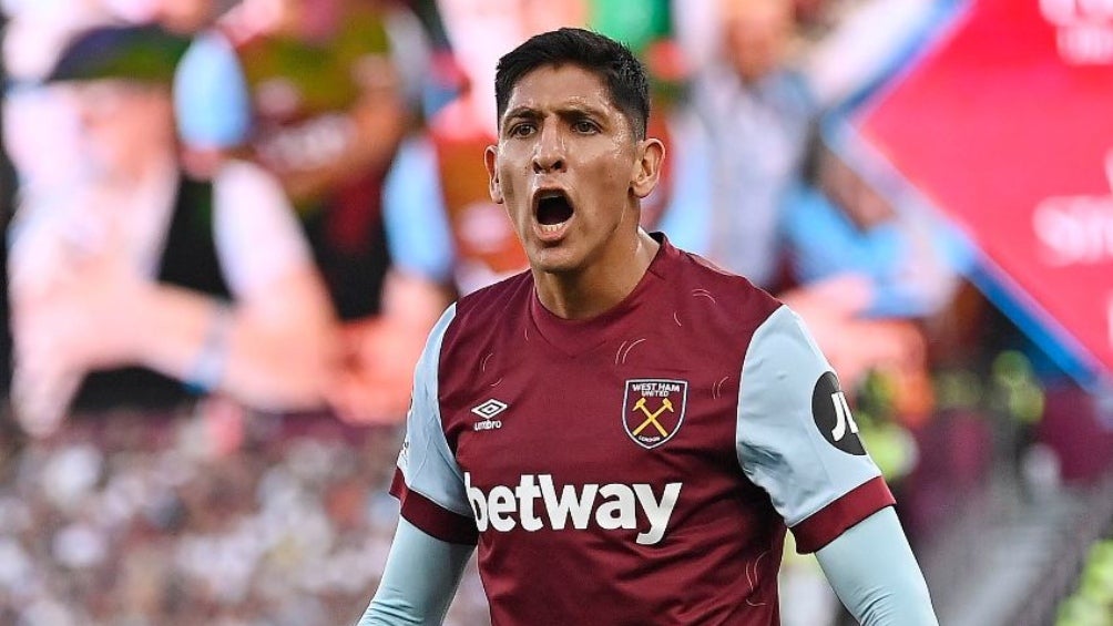 Edson Álvarez en su debut con West Ham