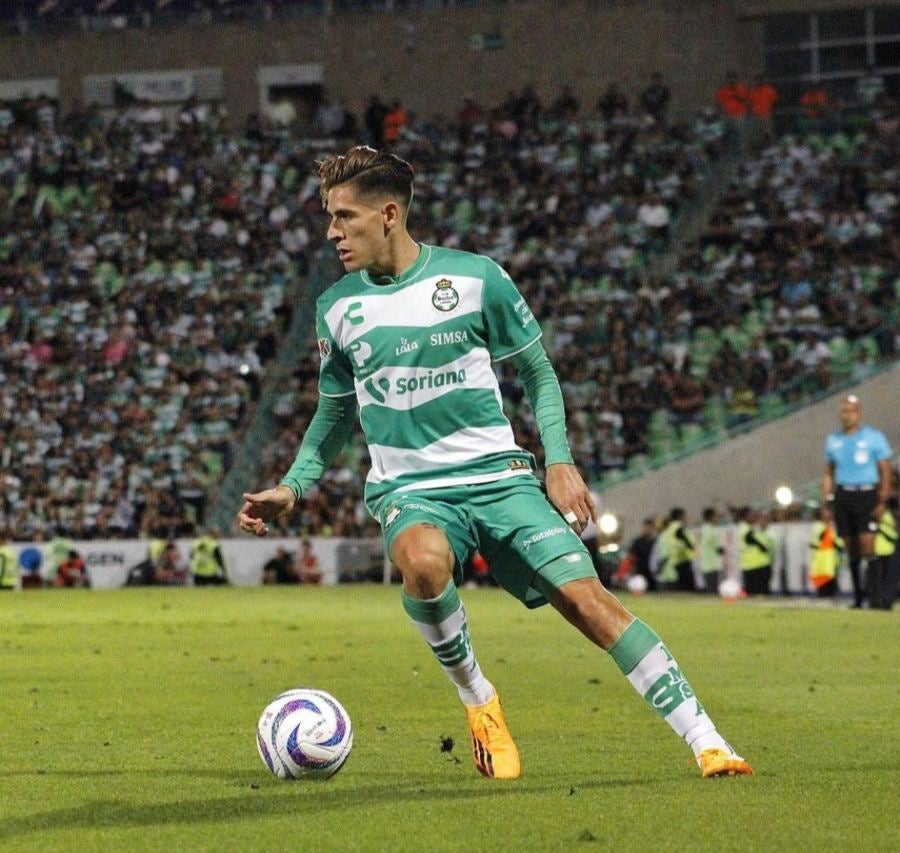 Santiago Muñoz, jugador del Santos Laguna