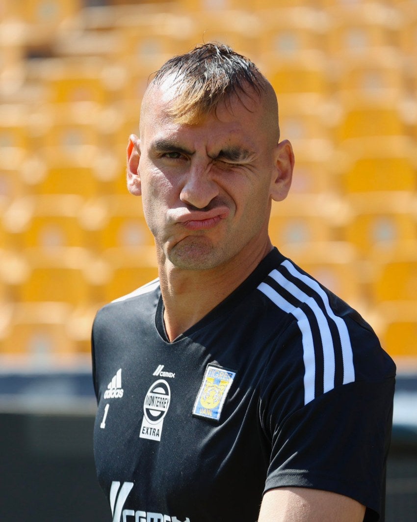 Nahuel en entrenamiento de Tigres