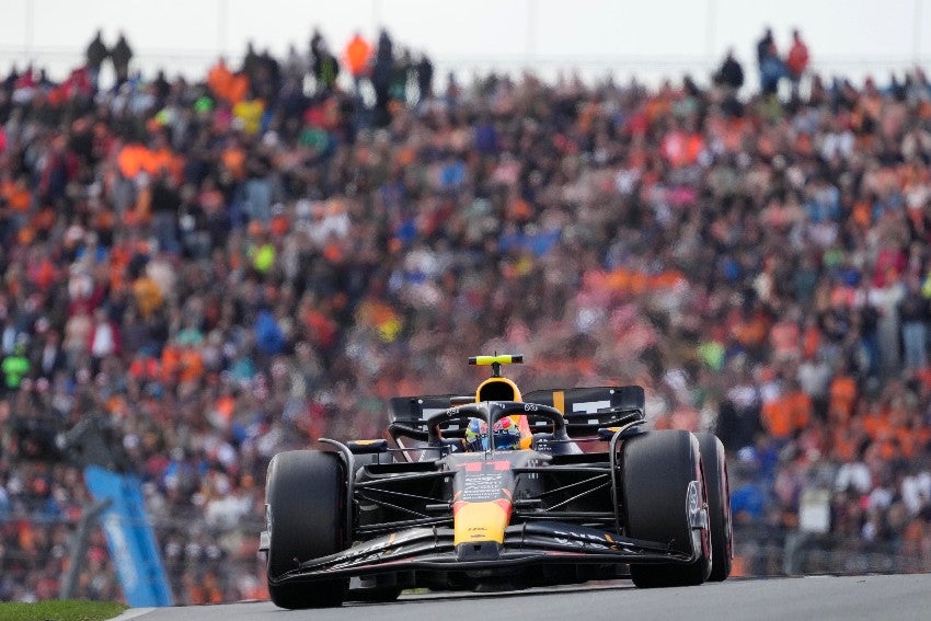 Checo Pérez en el Gp de Países Bajos