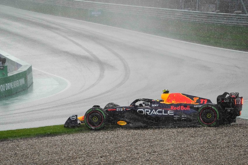 Checo Pérez y su despiste en el GP de Países Bajos