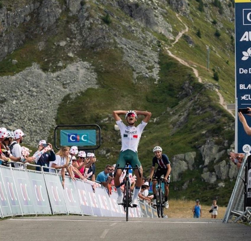 Isaac del Toro Romero ganador del Tour de l'Avenir