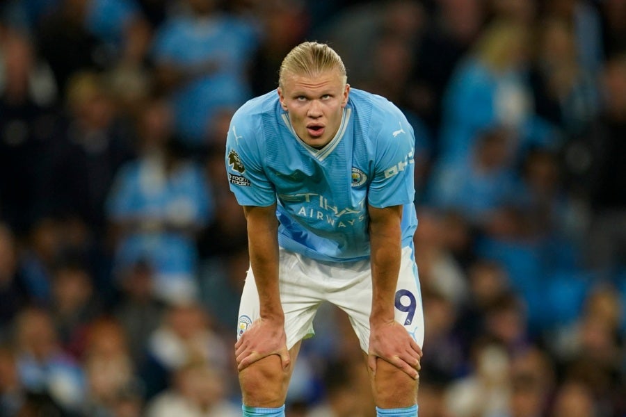 Erling Haaland, delantero del Manchester City