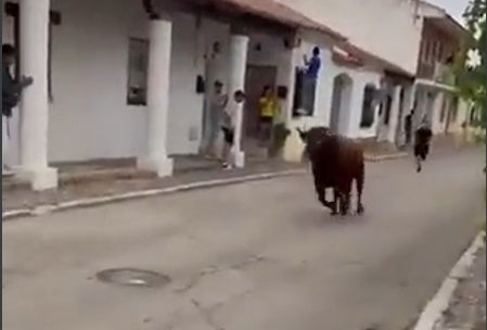 La tradicional Fiestas de San Fermín en Pamplona