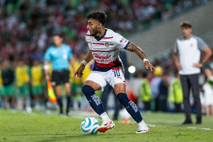 Alexis Vega durante el partido