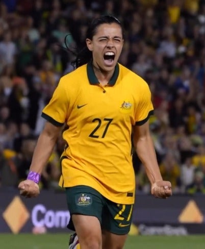 Chidiac celebra gol con Australia