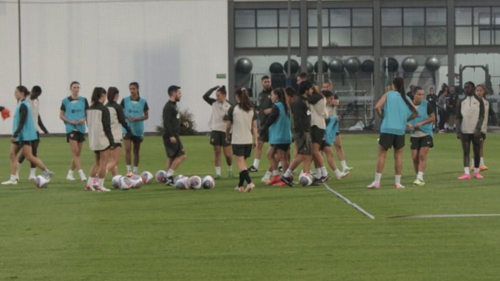 Barça Femenil se pudo entrenar este lunes