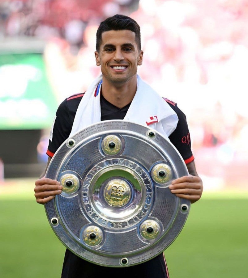 Joao Cancelo ganó la Bundesliga con el Bayern la temporada pasada