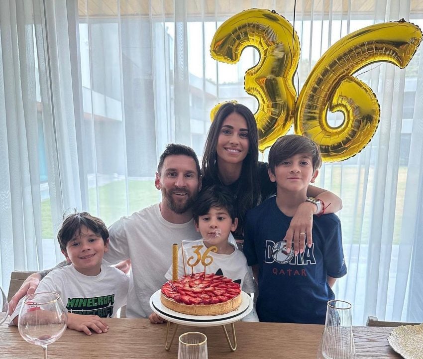 Cumpleaños en la familia Messi