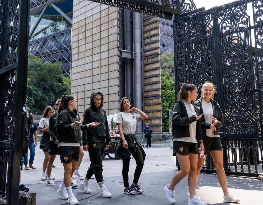 Barcelona Femenil previo a su encuentro de esta noche 