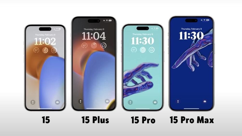 Apple presentará 4 modelos de iPhone 15.