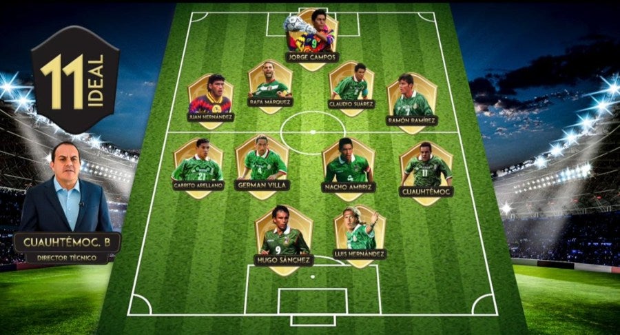 11 ideal de Cuauhtémoc Blanco