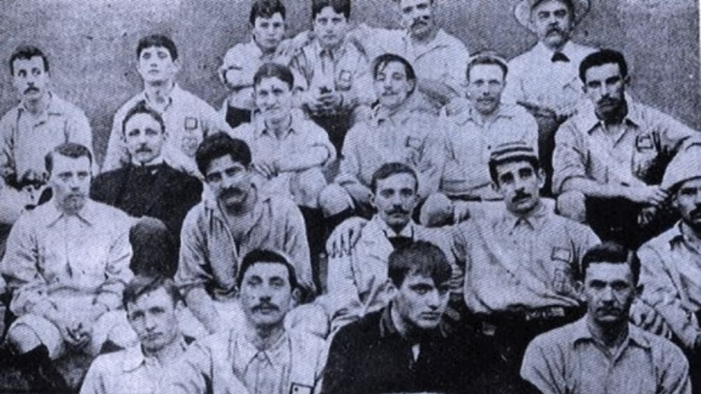 La selección de Uruguay que ganó en 1903