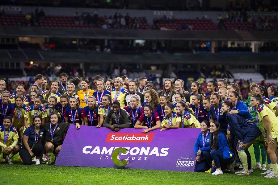 América Femenil perdió 0-2 ante Barcelona