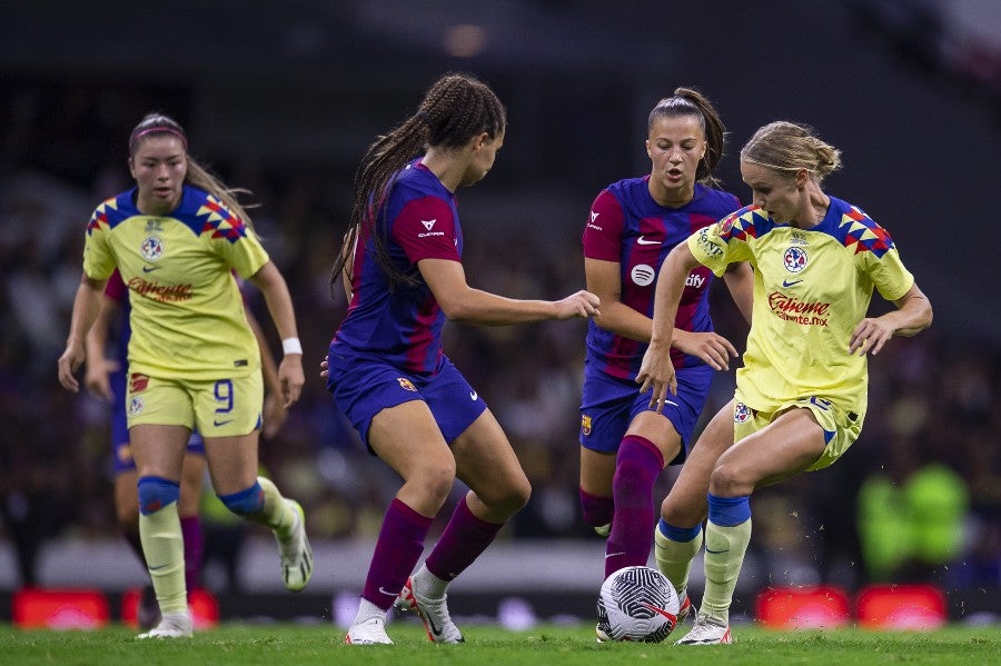 Las Águilas jugaron de 'tú a tú' ante Barcelona