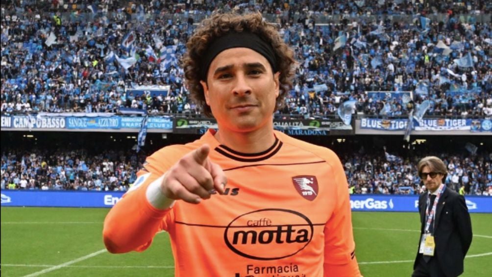 Ochoa tras un partido de Serie A