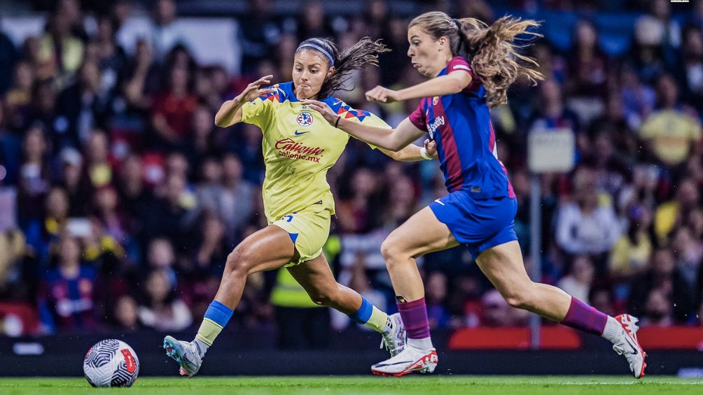 Imágenes del América vs Barcelona