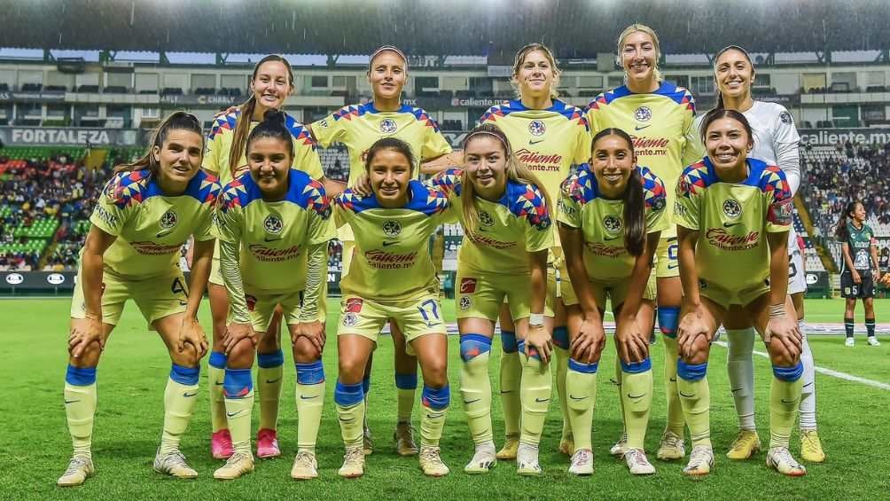 Las jugadoras del América Femenil