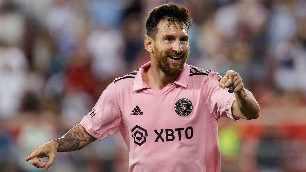 Lionel Messi celebra un gol con el Inter Miami