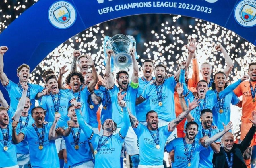 Manchester City, actual campeón de la Champions League