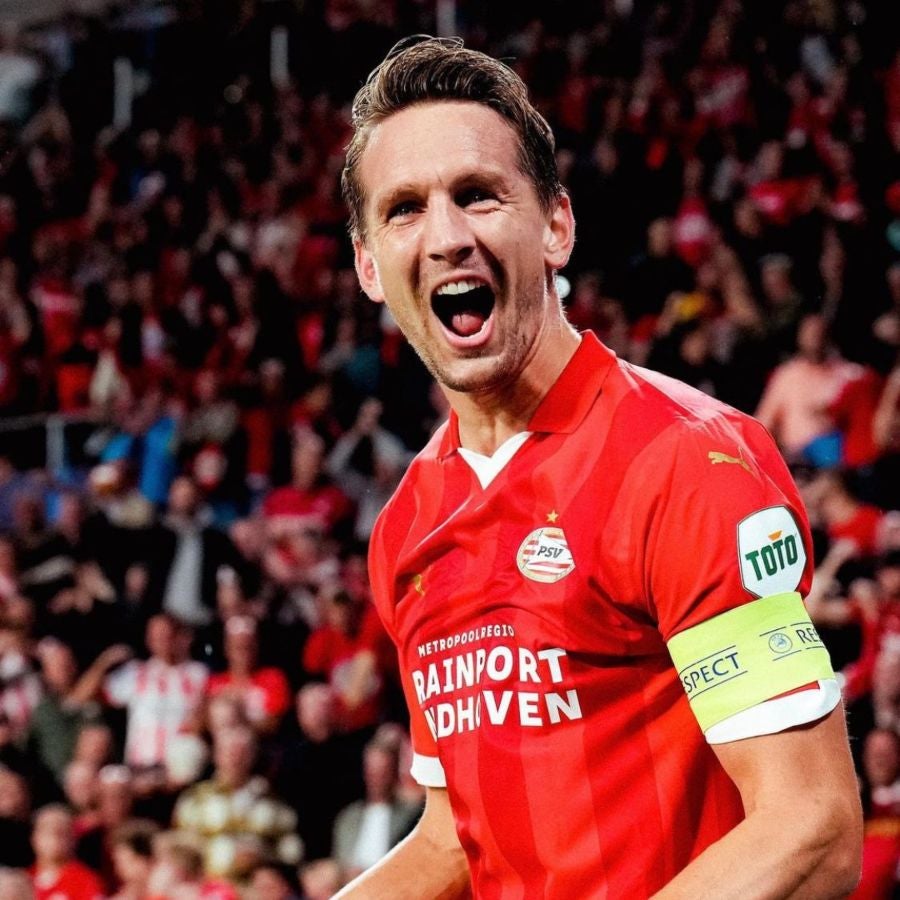 Luuk de Jong con el PSV