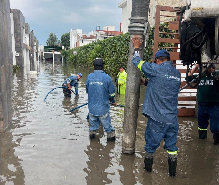 Inundaciones en el municipio de Metepec 