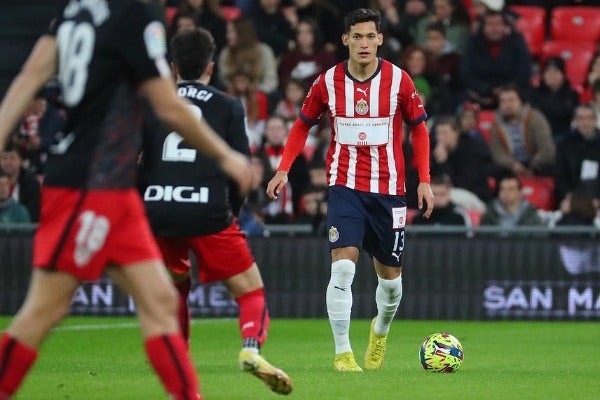 Orozco jugando con las Chivas 