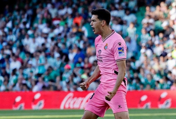 César jugando para el Espanyol