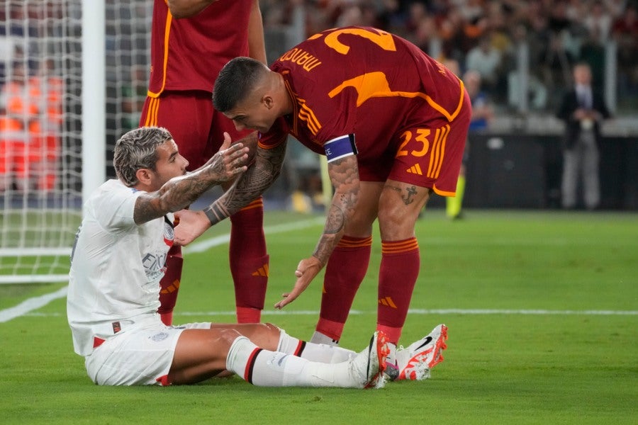 Milan venció 1-2 a la Roma