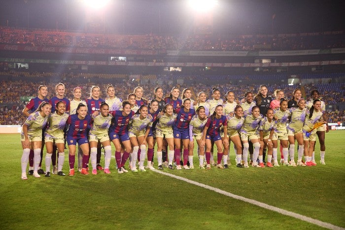 Tigres enfrentando al Barcelona