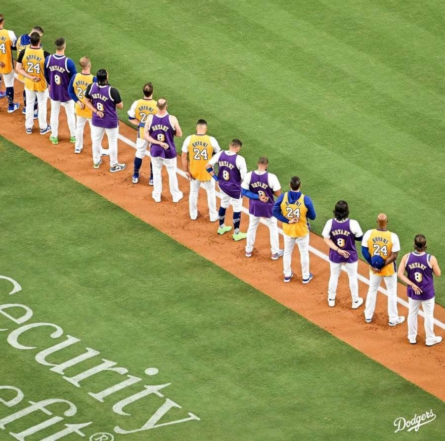 Noche de los Lakers  Los Dodgers de Los Angeles