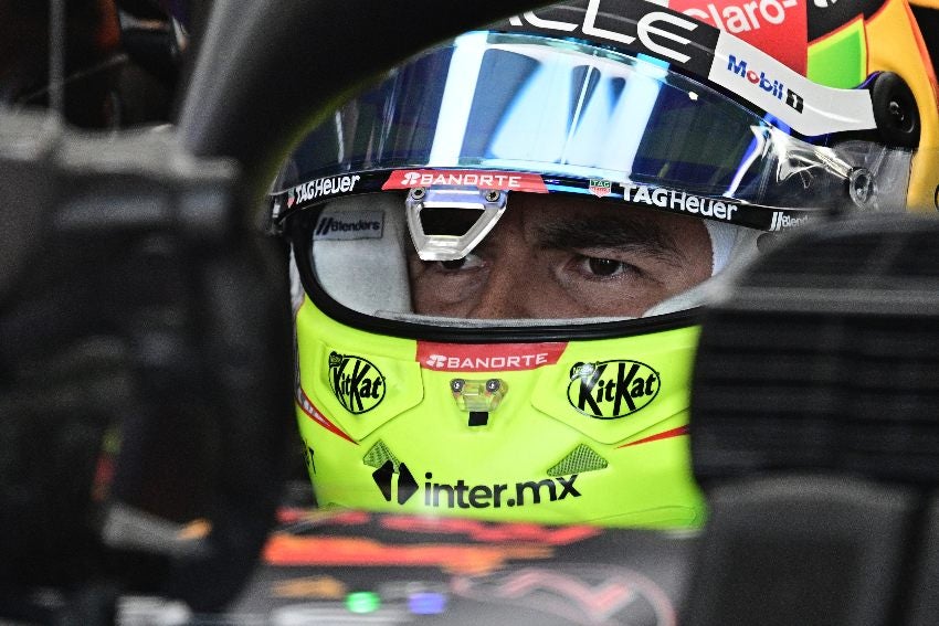 Checo Pérez en el GP de Italia