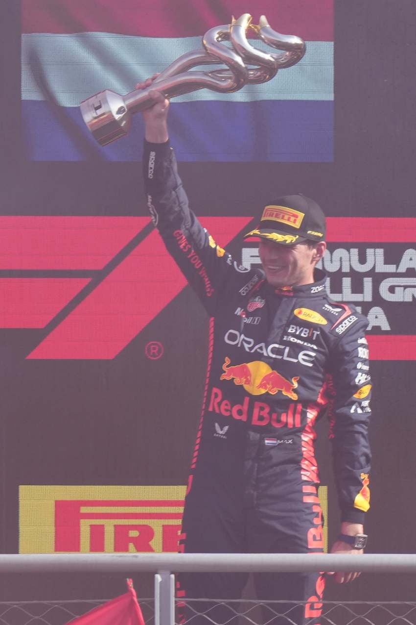 Verstappen tras ganar el GP de Italia