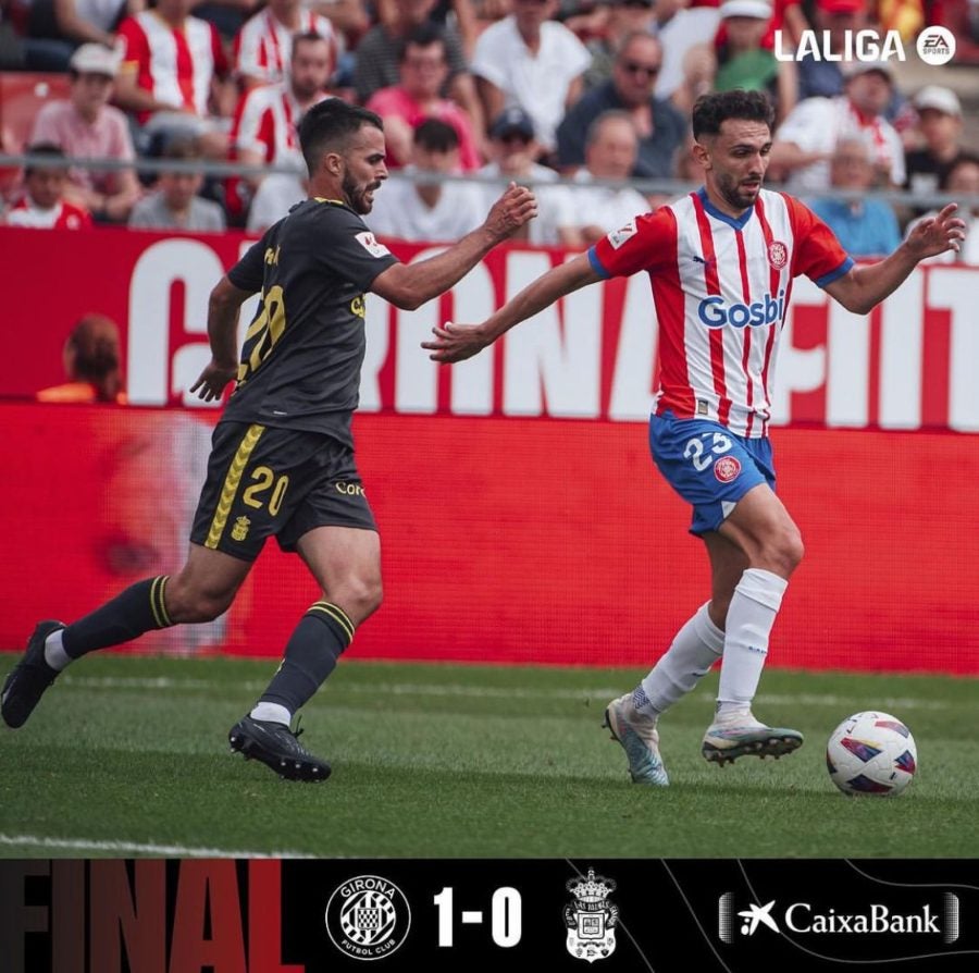 Girona venció 1-0 a Las Palmas