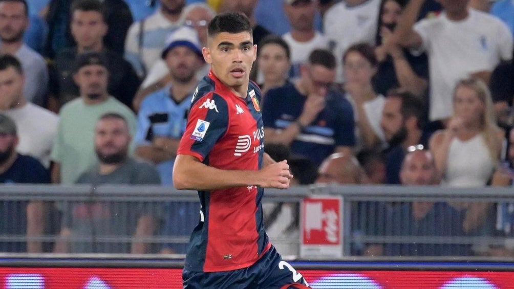 Johan en la Serie A con el Genoa 