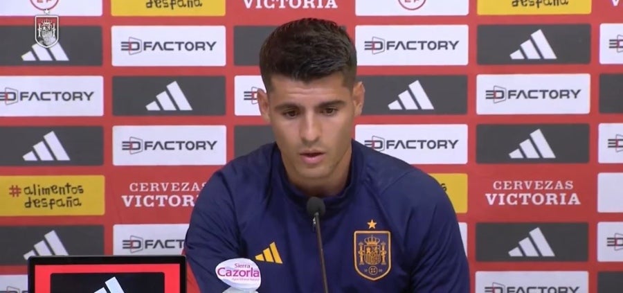 Álvaro Morata, capitán de la Selección Española