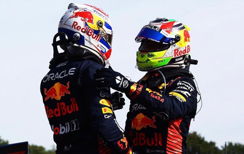 Los dos pilotos de la escudería de Red Bull